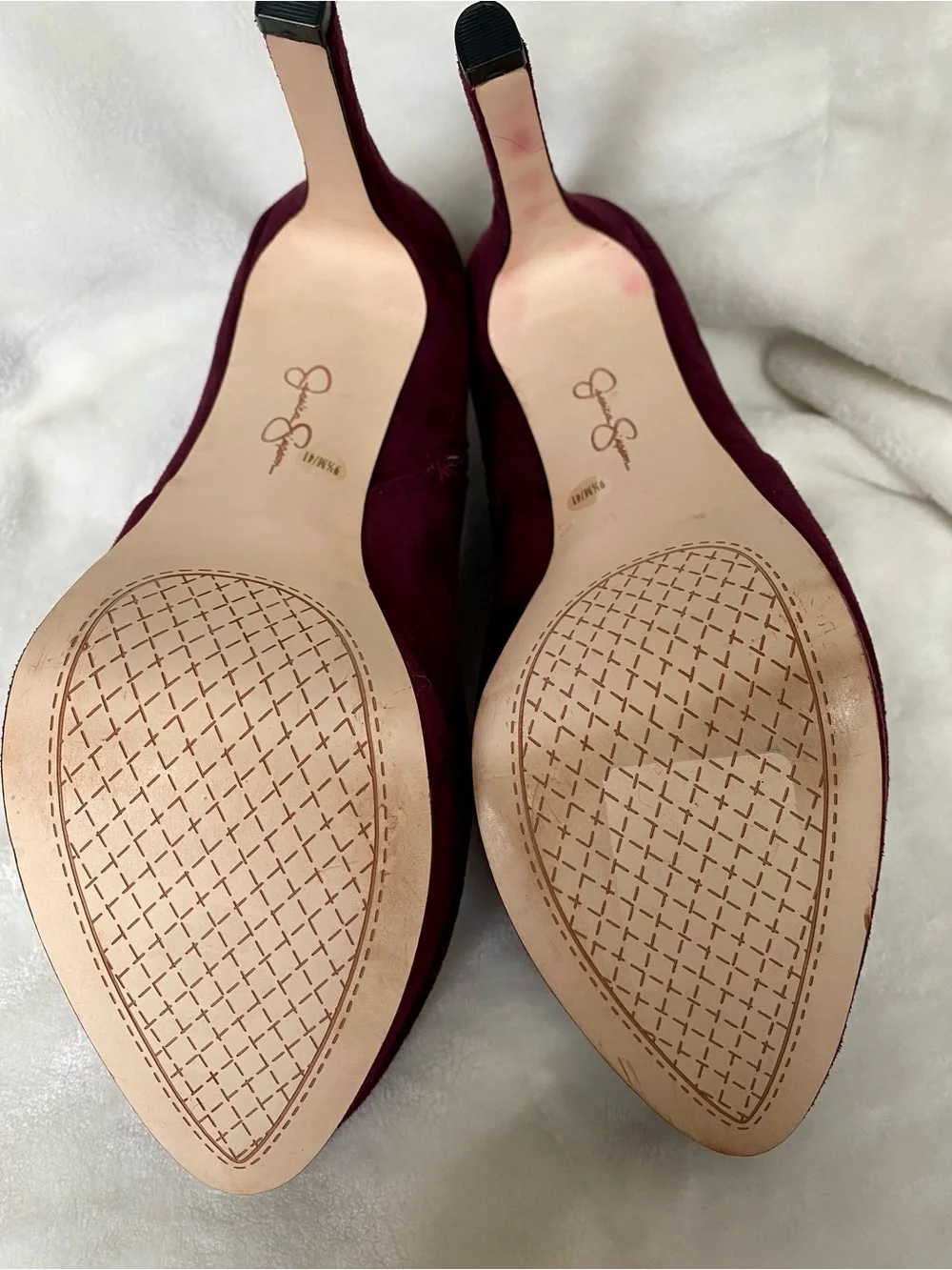 Jessica Simpson Suede Platform Ankle Booties